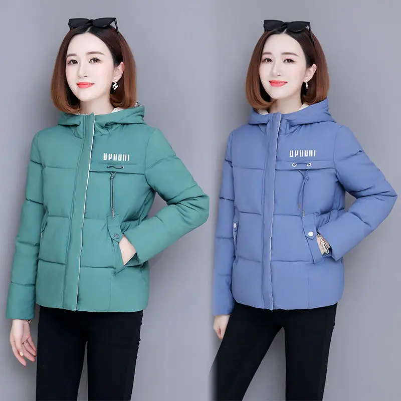 

Hot Selling 2019 Winter New Style Korean-style Fashion Short Cotton-padded Clothes Students Warm Hooded Cotton-padded Jacket Coa