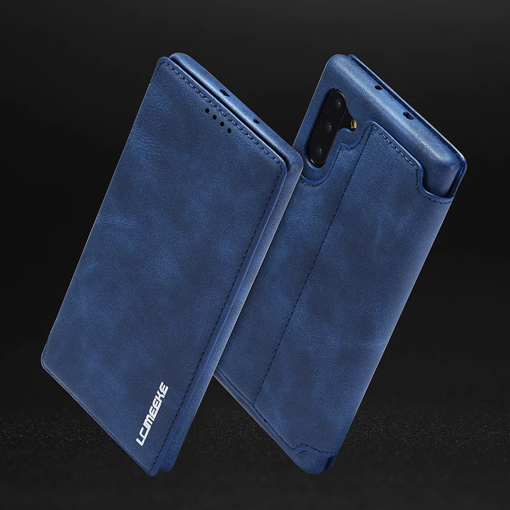 Чехол-книжка для samsung Galaxy note 10 Plus для samsung note 10 plus 9 8 S8 S9 S10 5G A20 A30 A40 A50 A70 A20E кожаный чехол