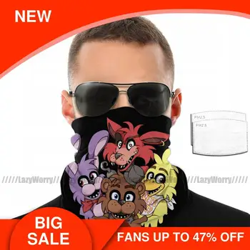 

Five Nights At Freddy Mouth Face Mask Five Nights At Freddys Facial Mask Lovely Polyester with 2 Filters Mask