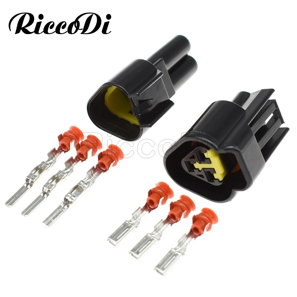 10 Sets 3 Pin Car Boat Electrical Wire Connector Male Female Plug+Terminal Kit 10 Sets 3 Pin Car Boat Electrical Wire Connector Male Female Plug+Terminal Kit