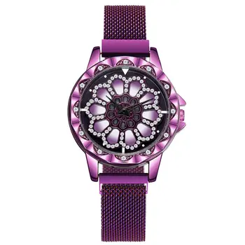 

Watches women's luxury magnetic starry sky woman clock Quartz wristwatch fashion ladies reloj mujer relogio feminino