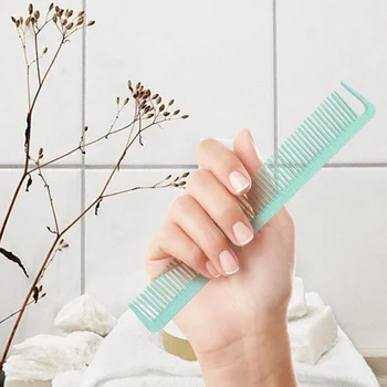 

5 Pcs Wheat Straw Combs Potable Plastic Creative Durable Fine Teeth Hair Comb Hair Styling Comb for Men Children Women