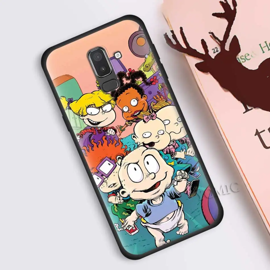 Rugrats чехол для samsung Galaxy J8 J6 J4 A6 A7 A8 A9 плюс M10 M20 M30 S M40 силиконовый чехол для телефона с изображением на задней панели Чехол