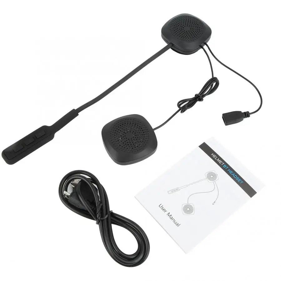 Intercomunicador moto MH03 V4.2+ EDR Handsfree moto rcycle шлем Bluetooth гарнитура автоматический ручной ответ на наушники