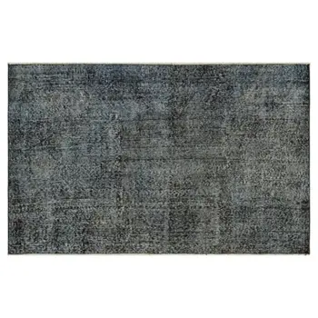 

Handmade Gray Vintage Overdyed Turkish Area Rug 110x176 Cm-3'7''X5'9''