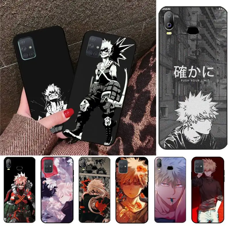Чехол для телефона Boku no Hero Академия Katsuki Bakugou Samsung Galaxy A01 A11 A31 A81 A10 A20 A30 A40 A50 A70 A80 A71 A91