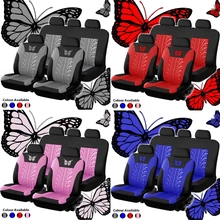 Aliexpress - Car Universal Seat Covers Set Beautiful Butterfly Pattern Fashionable Auto Protector Motor Car Interior Decoration Accessories