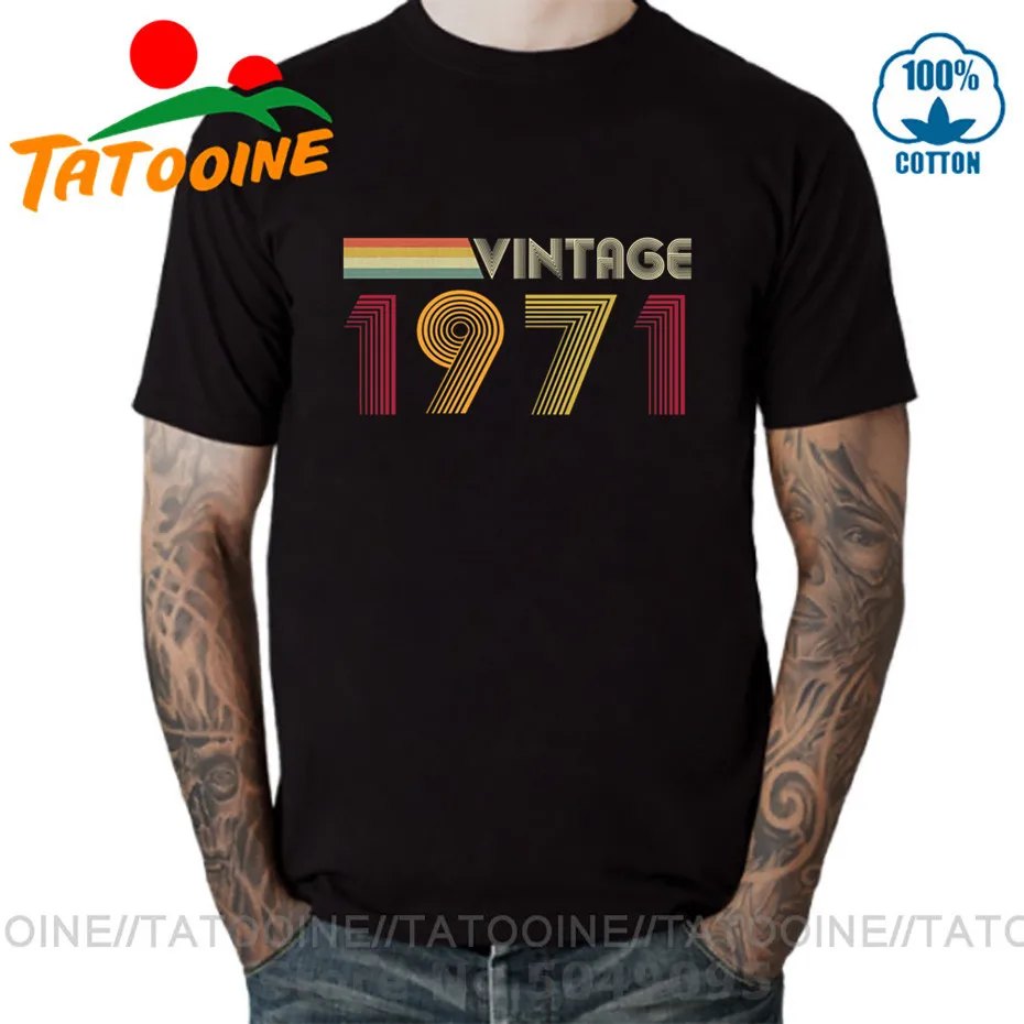 Tatooine Vintage 1971 T Shirt Pria 