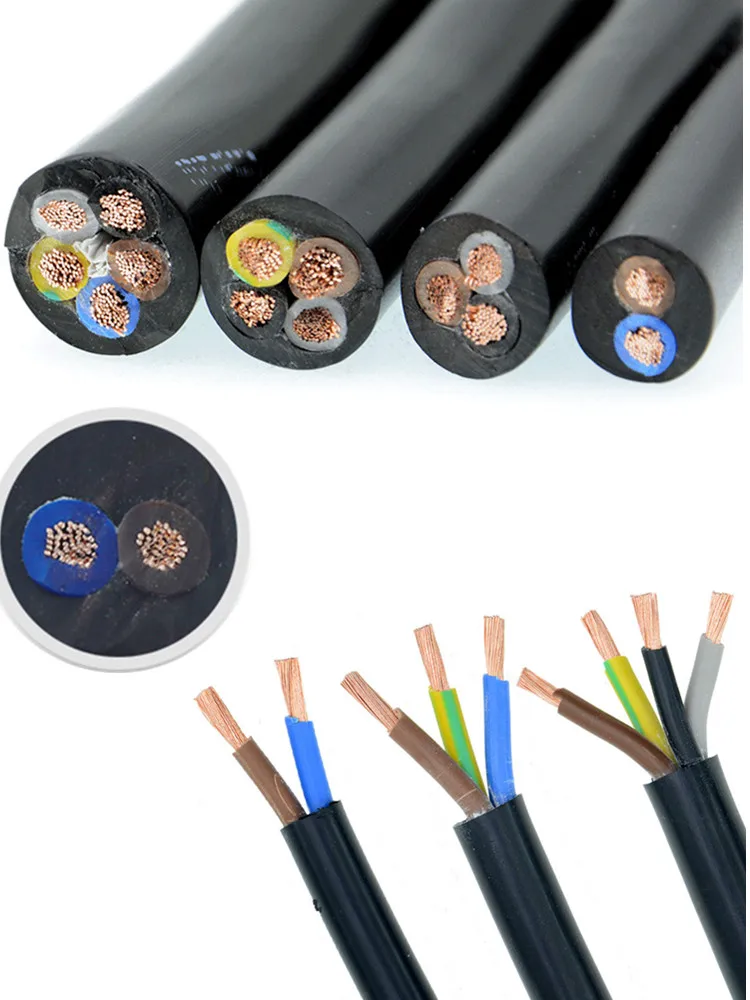 Cabo Bonde do Condutor do Cobre do Pvc Fio Revestido Macio do Poder 25 Núcleos 18awg 17awg 15awg 13awg 11awg 9awg o