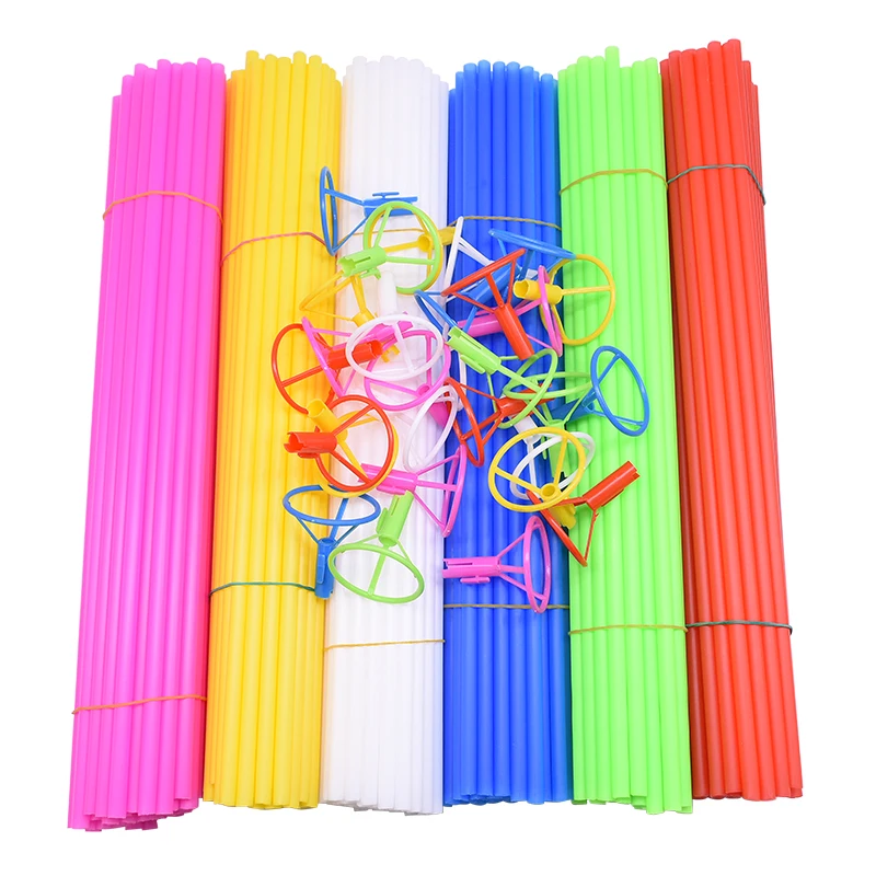 

5/10Pcs 43cm Multicolor Plastic Foil Balloon Holder Ballon Stick Accessories Wedding Birthday Party Favor Decor Supplies
