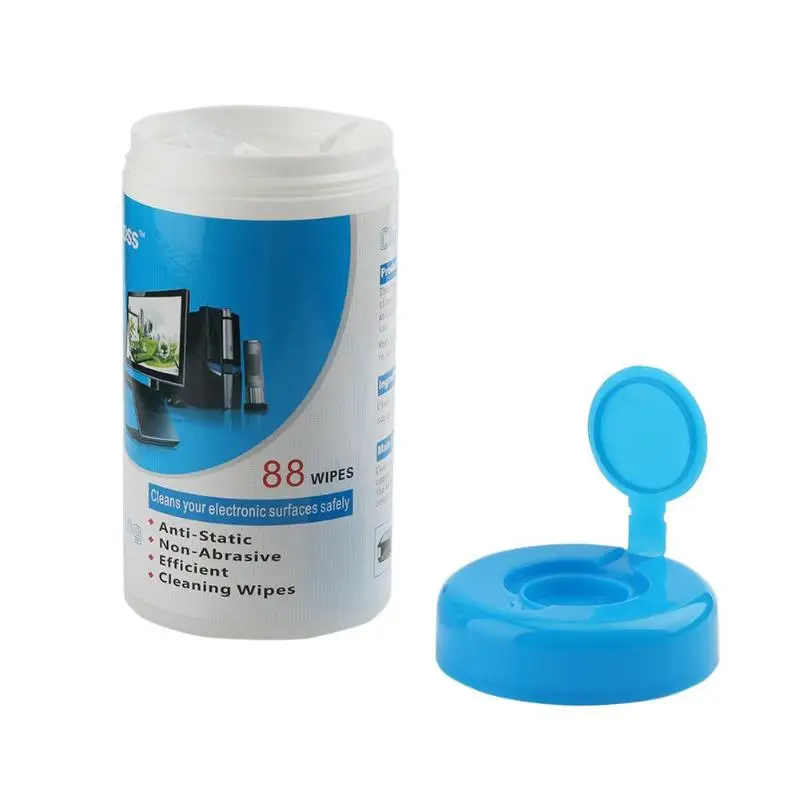 88pcs Soft Cleaning Wipes Decontamination for Laptop Monitor LCD TV Screen