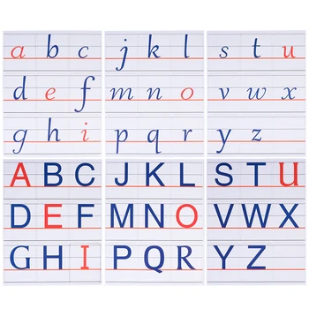 

52PCS English Letter Magnetic Stick Educational Useful Portable Creative Durable Practical Learning Card Letter Magnetic