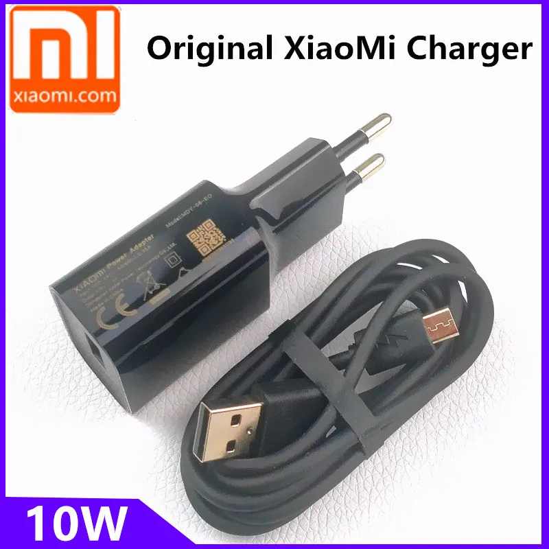 Зарядное устройство для XIAOMI Mi 10 Вт с Micro Usb Redmi Note 2 3 4 5 plus 6 pro 4X 6a 5a 4a S2 3S | Мобильные