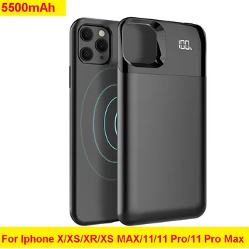 

Iphone 11 Battery Charger 11 Pro Max Back Cover Wireless Power Bank Phone Charger Mobile Phone Case