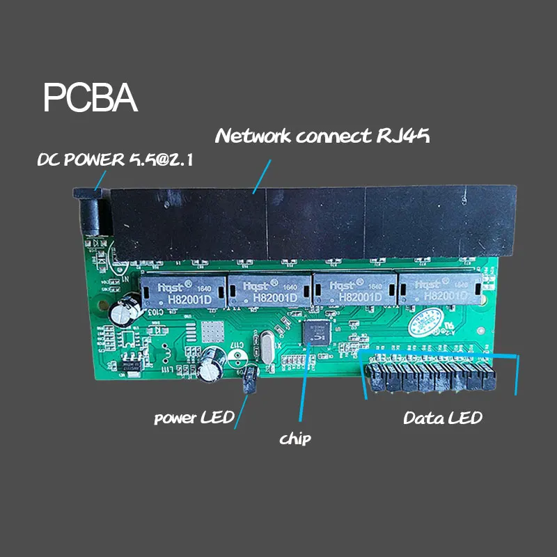 Модуль переключателя Ethernet, плата PCBA, 8 портов, сеть, быстрый заводской производитель, Oem переключатели, сделано в Китае, поставщик Шэньчжэнь