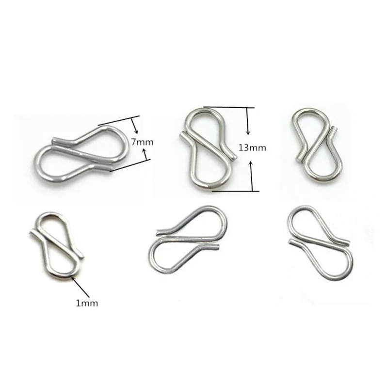 20 Ganci Per Anelli In Acciaio Inox 304 Per Gioielli Fai Da Te - 10 Oro E 10 Argento, Dimensioni 9x5x6mm, Foro 2mm - Connettori Per Bracciali, Collane E Orecchini