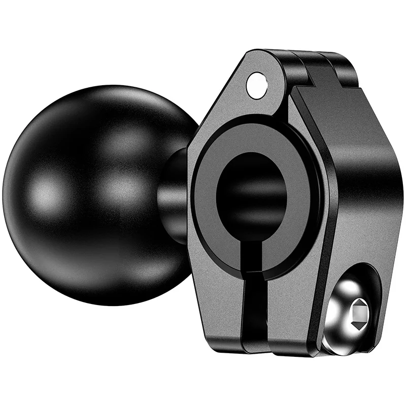 1 Inch Rubber Ball Head Mount Adapter Motorcycle Bicycle Handle Bar Clip Clamp Mirror Bracket Holder for RAM Mounts Accessories |