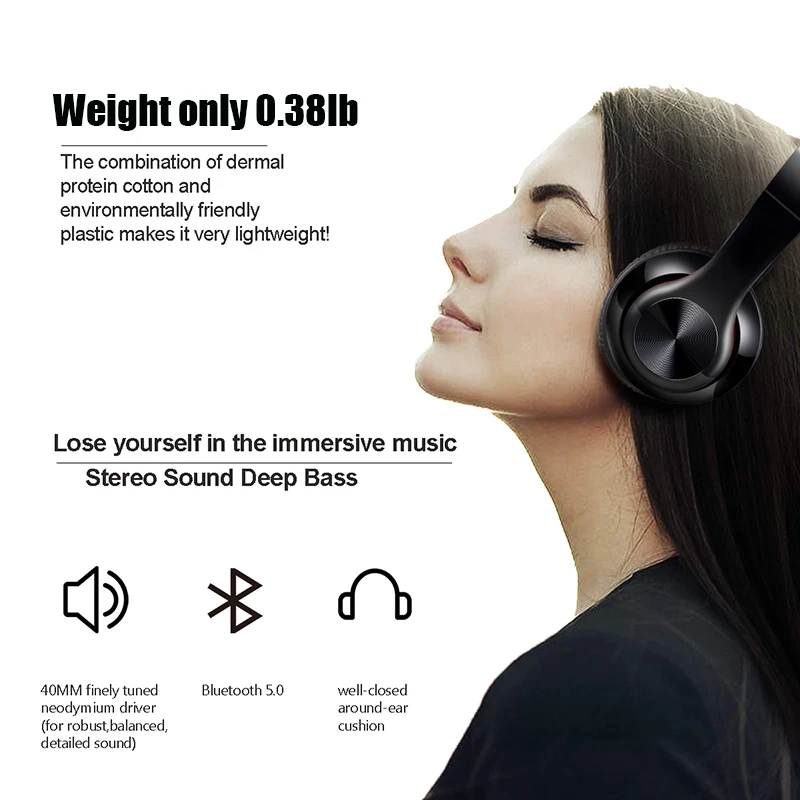 WZ8 стерео беспроводные Bluetooth наушники складной дизайн регулируемая гарнитура