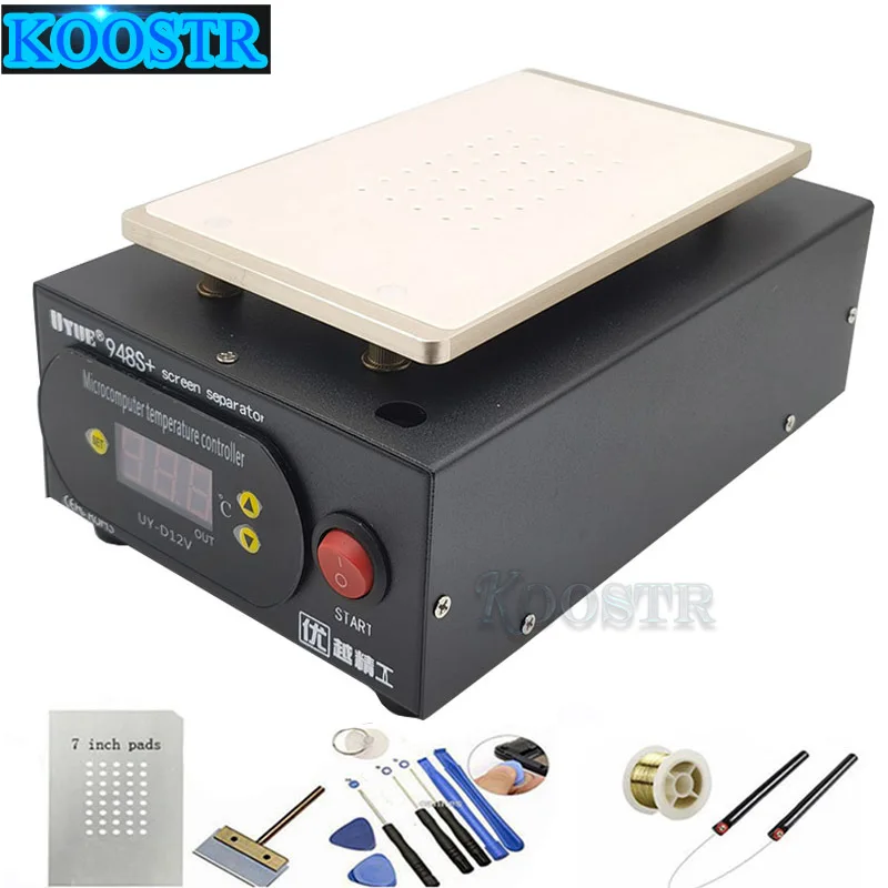 Горячая Распродажа! Станок для ремонта экранов UYUE 948S + LCD сепаратор со встроенным