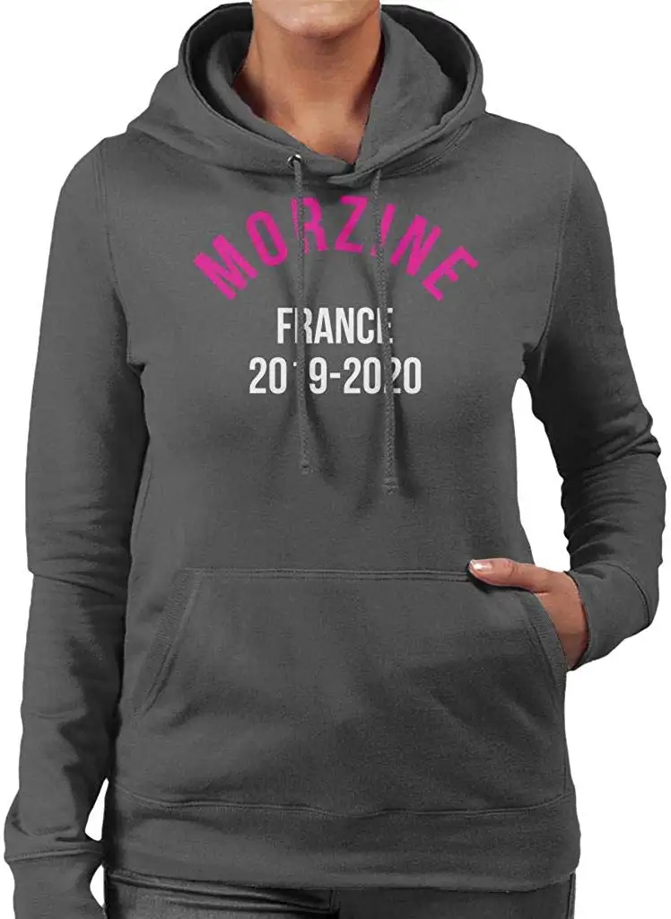 Morzine Франция лыжный женский свитер с капюшоном Унисекс Мужская Женская толстовка с капюшоном