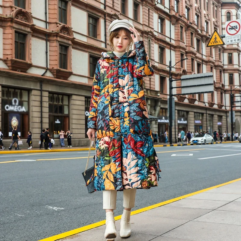 AYUNSUE, женский пуховик с капюшоном, зимнее пальто на белом утином пуху, корейская мода, винтажная пуховая куртка, ZMY-P-HSKSPK, yy69 - Цвет: FengYe