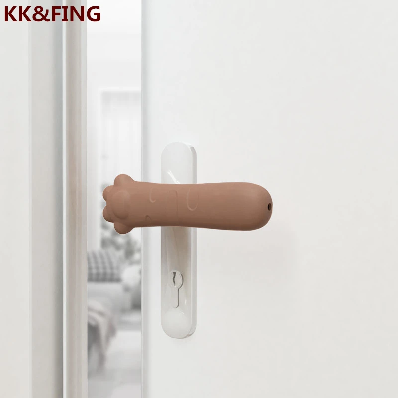 Детские защитные силиконовые перчатки для глушителя от KK &amp FING детская дверная