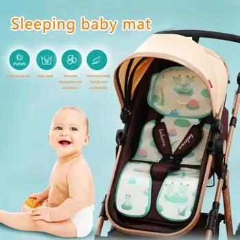 

Breathable Washable Universal Viscose Sandwich Infant Baby Carriage Mat 29.53*12.99inch