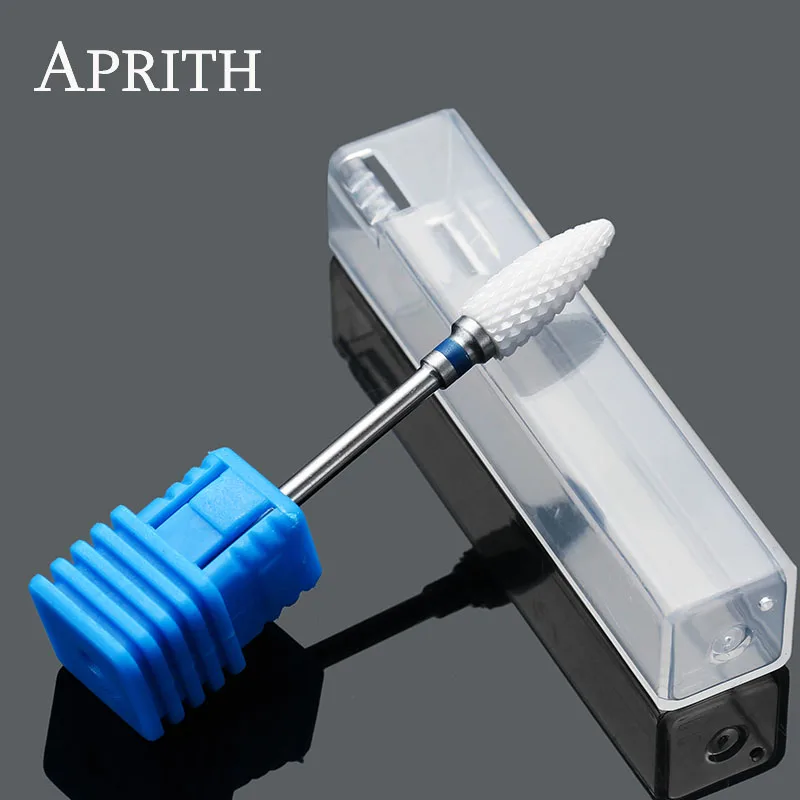 APRITH 1 шт. мельница керамический сверло для ногтей электрические маникюрные машинки для педикюра Инструменты для маникюра электрические инструменты для ногтей