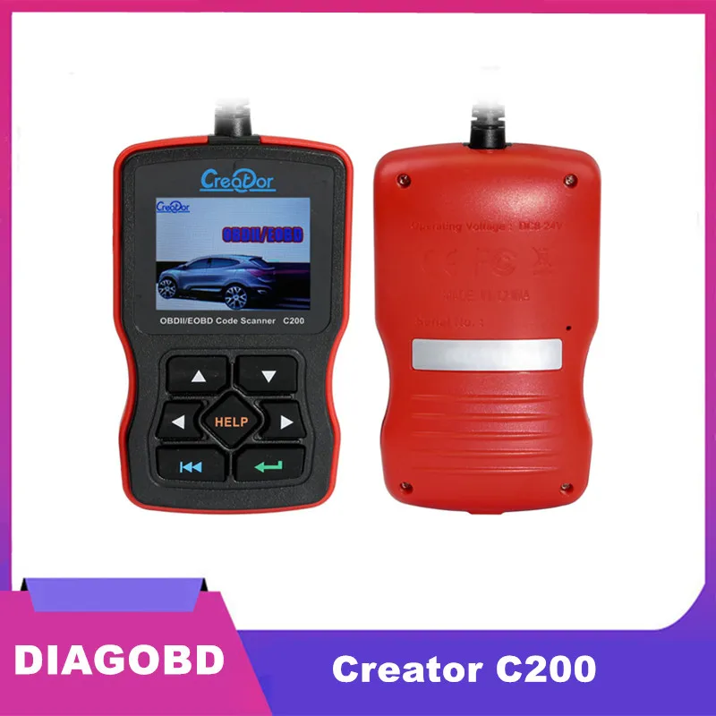 Считыватель кодов Creator C200 OBDII/EOBD|Электрические тестеры и щупы| |