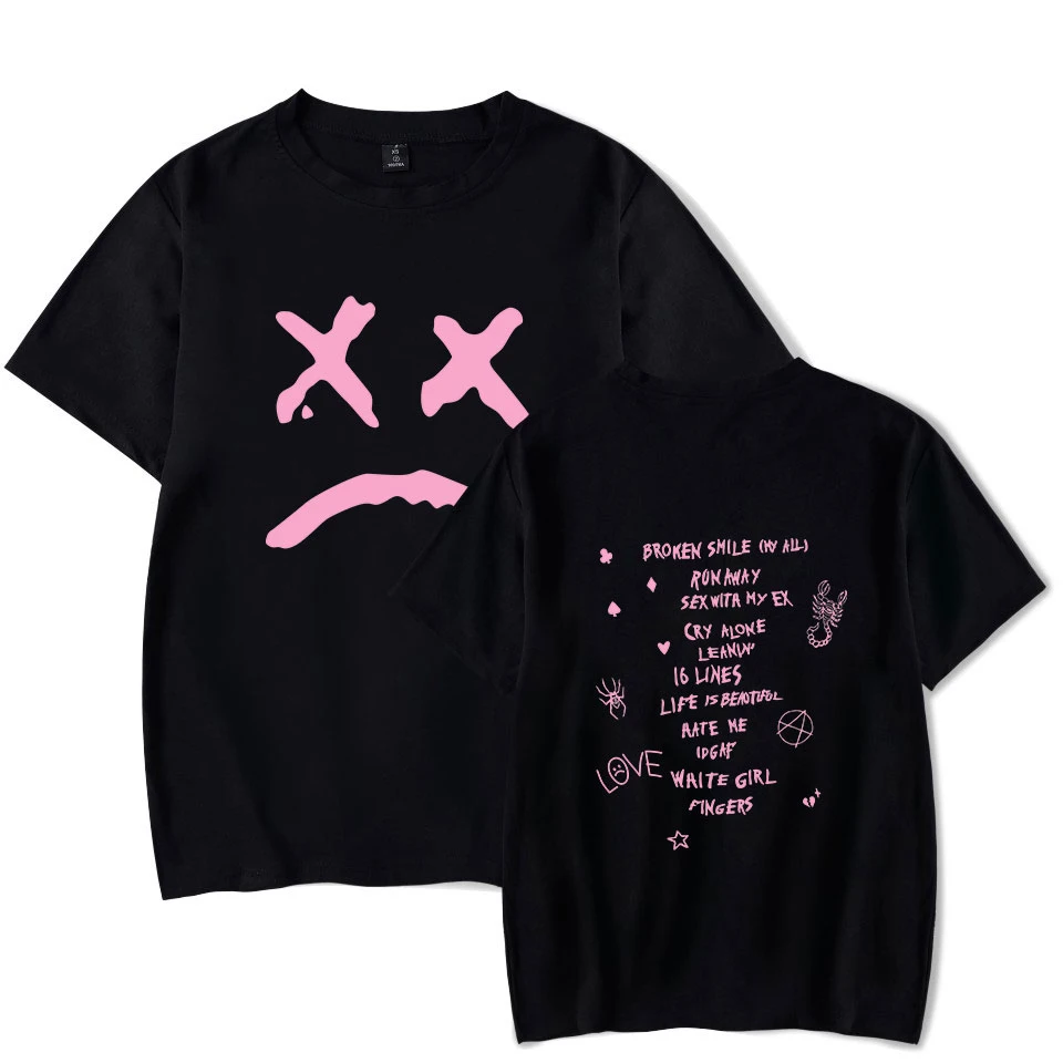 Футболка Lil Peep HELLBOY для мужчин и женщин модная удобная хлопковая рубашка с принтом