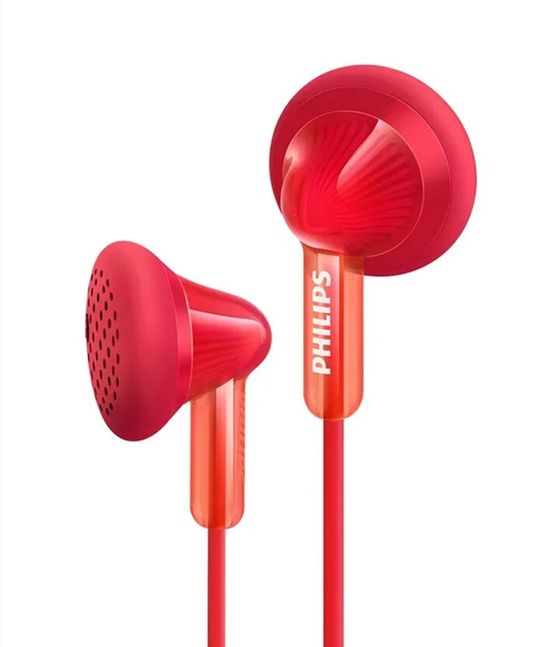 Philips SHE3010 наушники-вкладыши Спорт MP3 гарнитура для huawei Xiaomi смартфон компьютер - Цвет: red