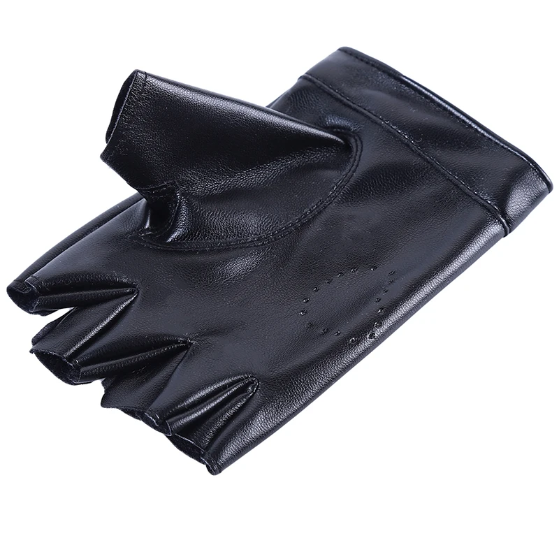 Кожаные перчатки Luvas Guantes Mujer для женщин девочек многоцветный красный черный белый любящее твердое сердце варежки