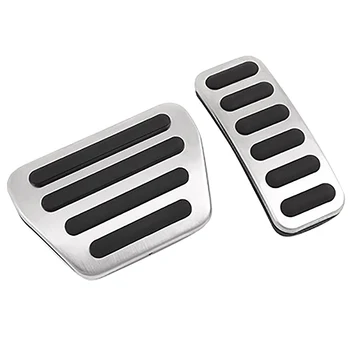 

For Land Rover Discovery 5 Lr5 L462 No Drill Anti-Slip Fuel Brake Steel Pads Pedals Cover For Range Rover Sport 2014-2018