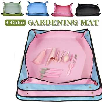 

4-Colors Planting Mat PE Gardening Mat 50/75/100CM Gardening Pad Plant Flowers Mat Reusable/Waterproof/Foldable Mat Garden Mat