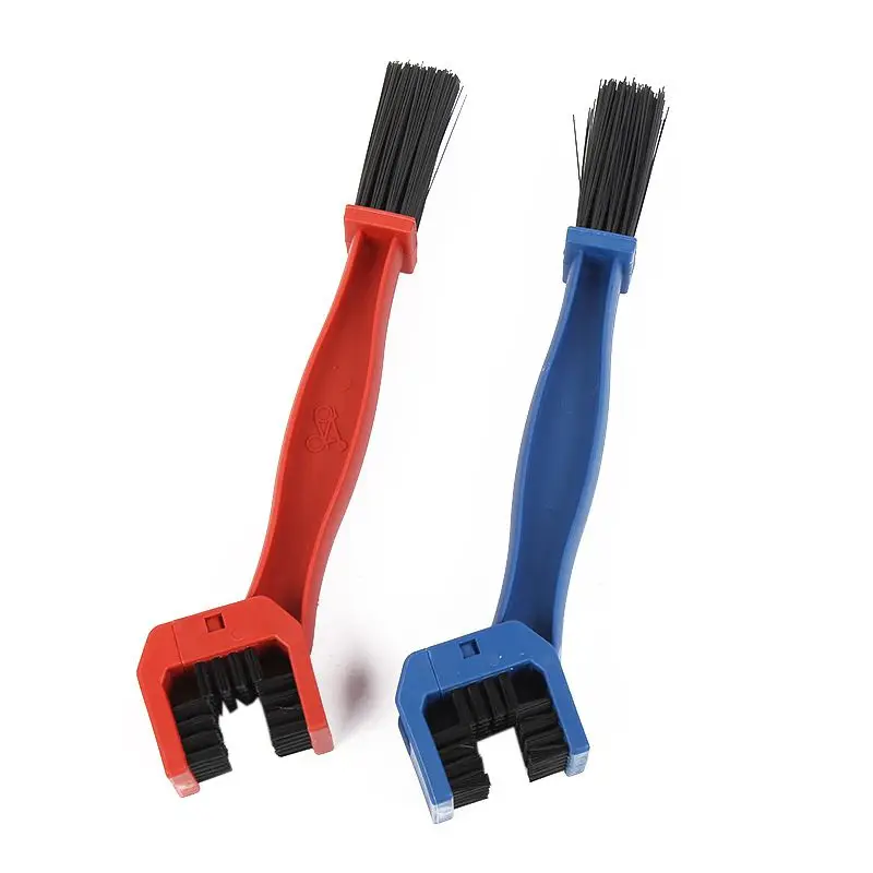 

2pcs Plastic Motorcycle Chain Cleaner Bike Bicycle Brush Cycling Clean Chain Cleaner Outdoor Scrubber Tool for Road MTB