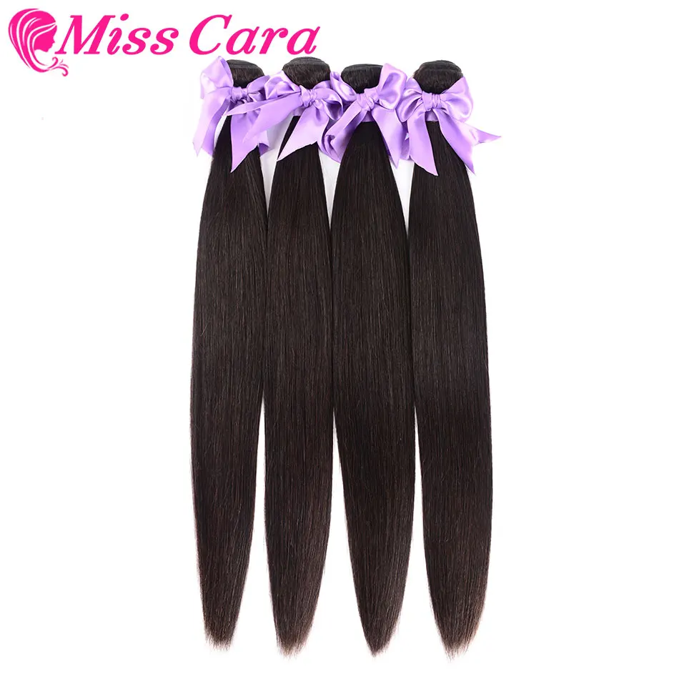 

Indian Straight Hair 4 Bundles Deals 4 Pcs/Lot Human Hair Bundles Miss Cara Remy Natural Color Human Hair Extensions