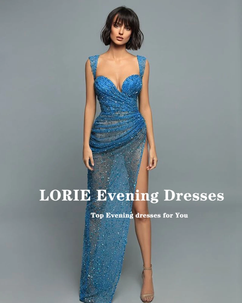 LORIE Glitter Sweetheart Robes De Soirée Vestidos De Fiesta Long Plus Size Prom Dress Mermaid Side Split Cocktail Evening Dress LORIE Glitter Sweetheart Robes De Soirée Vestidos De Fiesta Long Plus Size Prom Dress Mermaid Side Split Cocktail Evening Dress