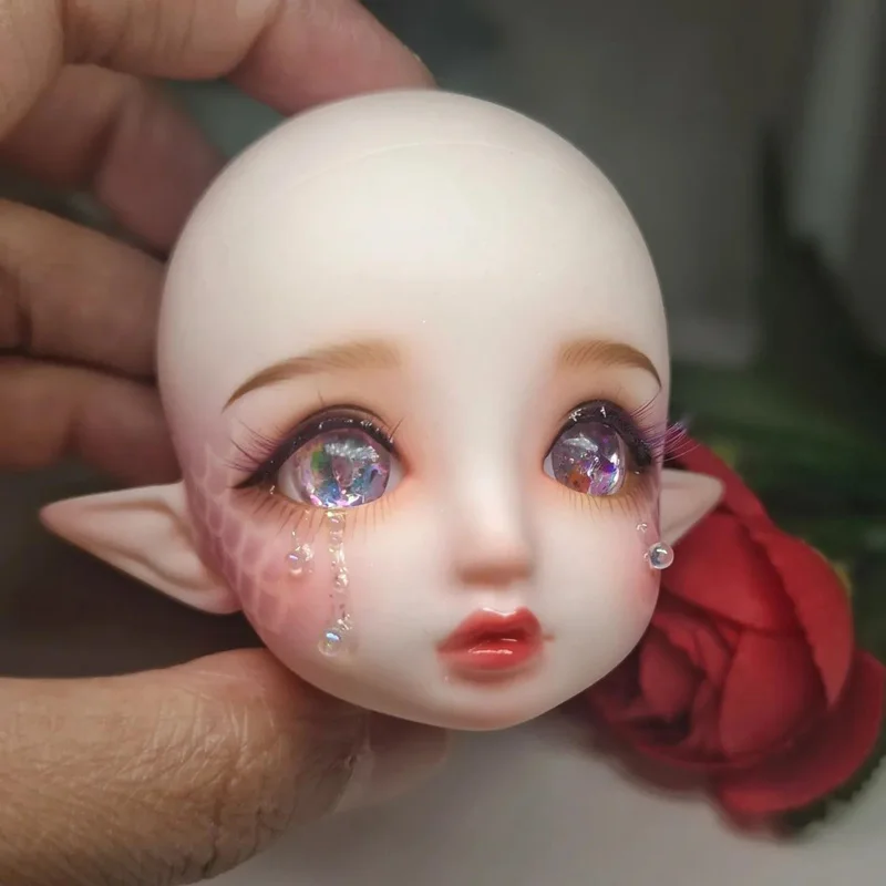 Новинка 1/6 волшебная голова русалки Bjd с макияжной головкой 28 см аксессуары для
