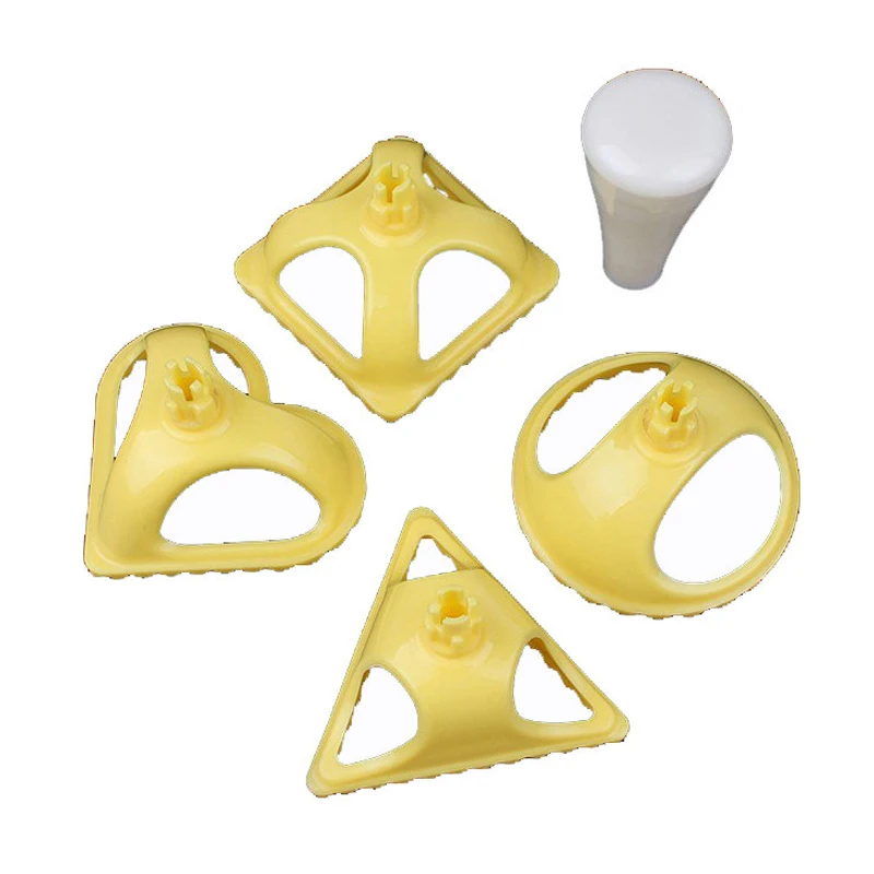Пластиковая форма для печенья аксессуар для приготовления равиоли/щипцы пресс для печенья Форма для равиоли резак для печенья Кондитерские обжимные резаки набор 452 - Цвет: yellow