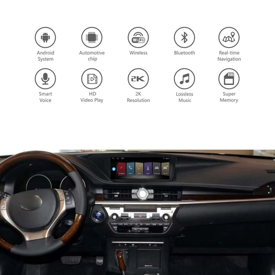 12," ips экран для Lexus ES300 android 9,0 gps Lexus ES350 радио Lexus ES250 мультимедиа 2013- года с контроллером мыши