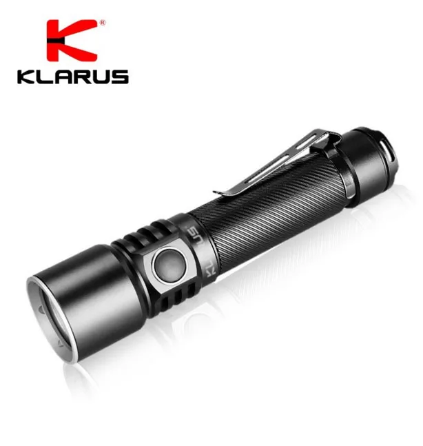 Klarus ST15R светодиодный фонарик CREE XP L HD V6 1200 Люмен USB Перезаряжаемый с батареей 18650