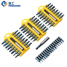 17 шт. Набор отверток с шестигранным хвостовиком 1/4 ''магнитный держатель бит S2 легированная сталь крестообразные шестигранные отвертки