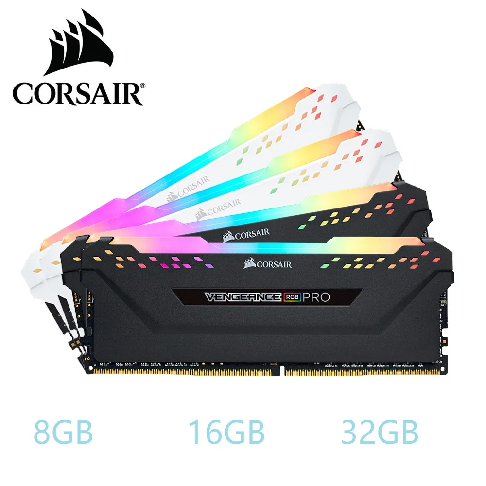 CORSAIR DDR4 pc4 ram 3000MHz 4000MHz RGB PRO DIMM