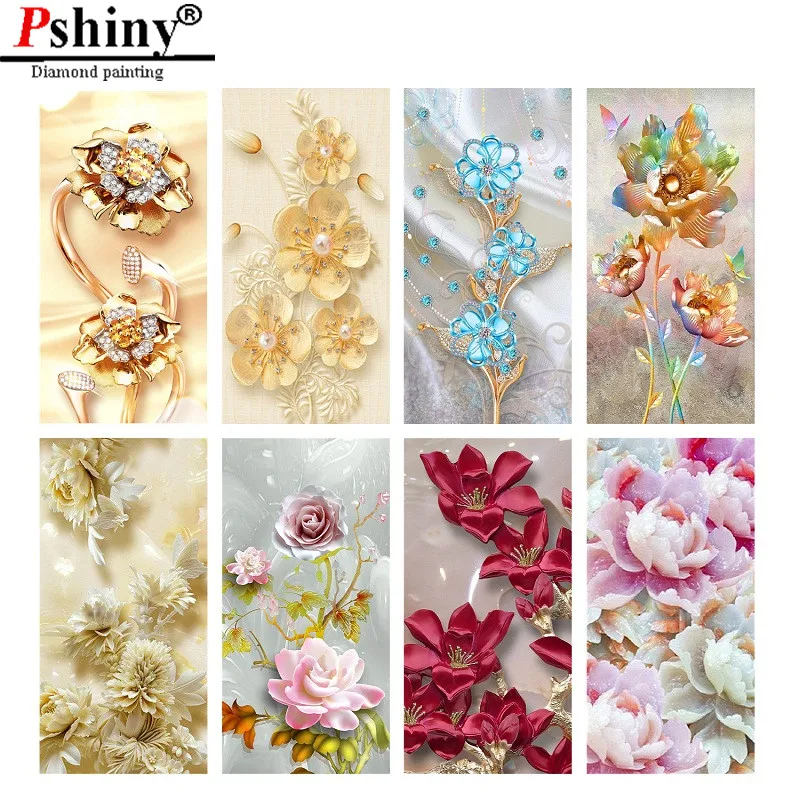 

5D DIY Jewelry Flowers Diamond embroidery sale Full drill round or square rhinestones pictures Diamond Painting decoration home