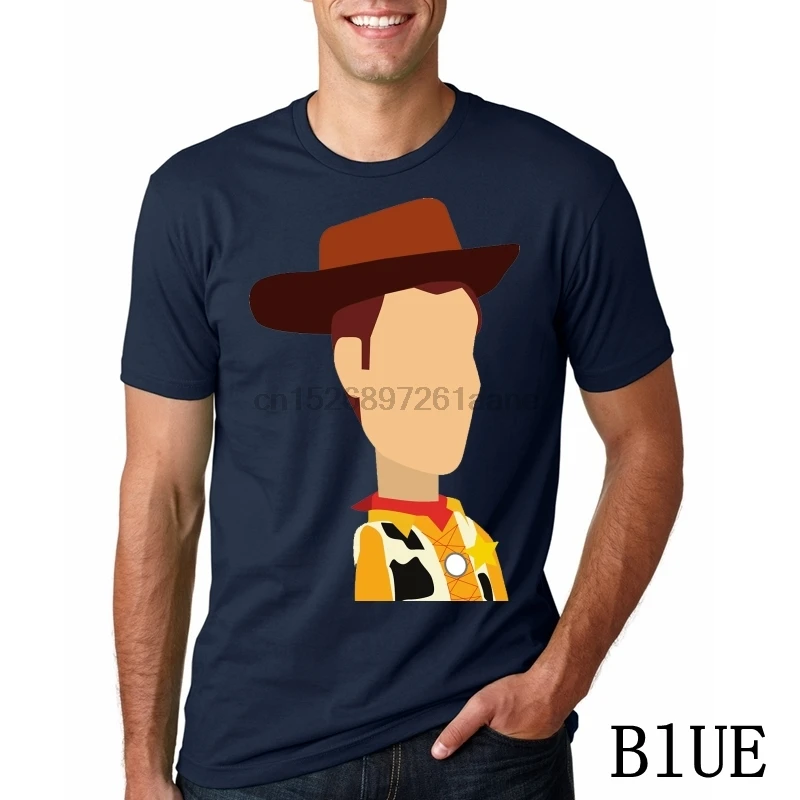 Мужская футболка Funy Toy Story Woody с коротким рукавом и круглым вырезом Графический