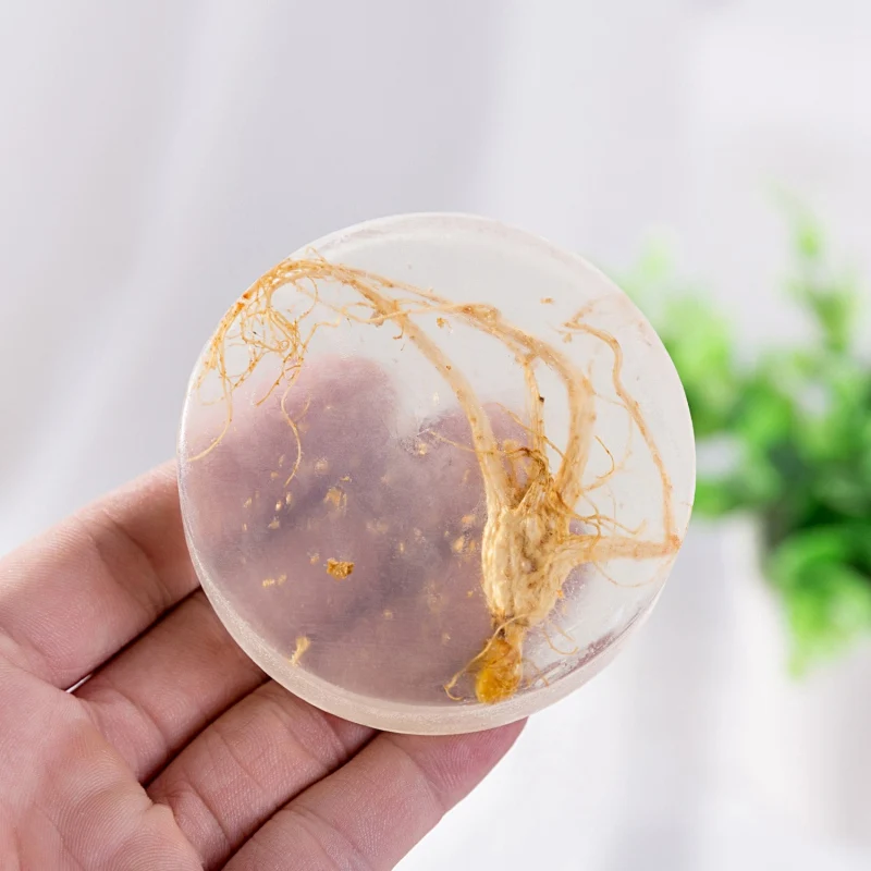 Ginseng Revitalizing Soap Bar Deep Cleaning Oil Control Moisturizing Whitening Body Face Skin Care Essential Oil Soap