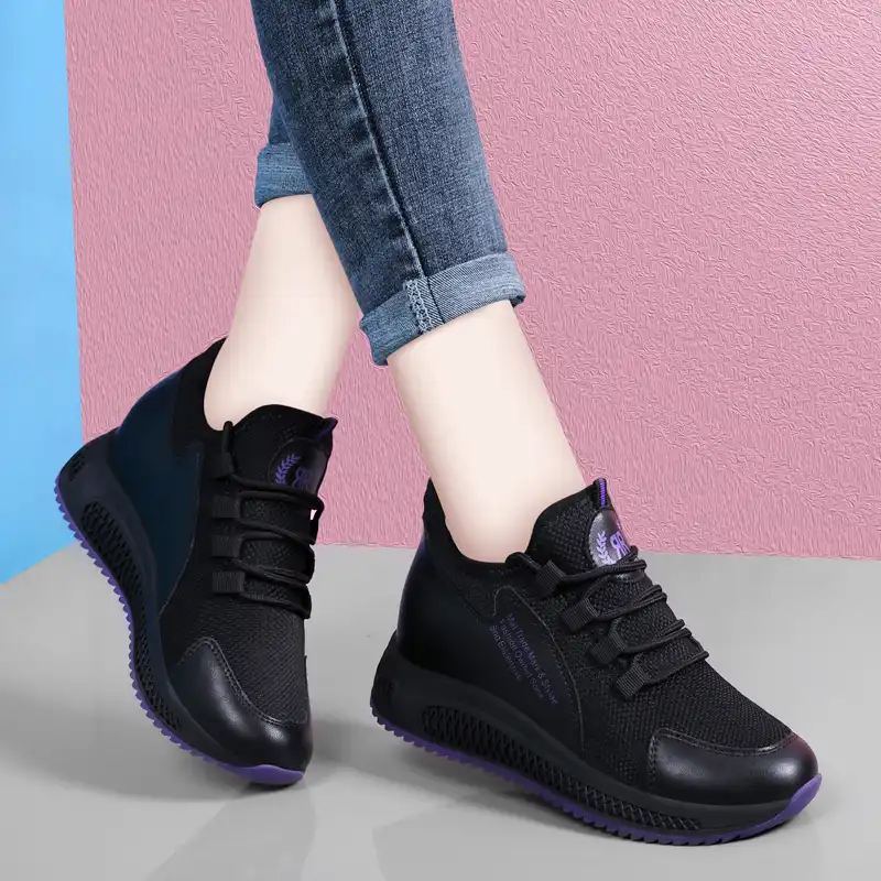 zapatillas negras para mujer