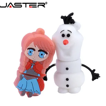 

JASTER The new cute frozen USB flash drive USB 2.0 Pen Drive minions Memory stick pendrive 4GB 8GB 16GB 32GB 64GB gift