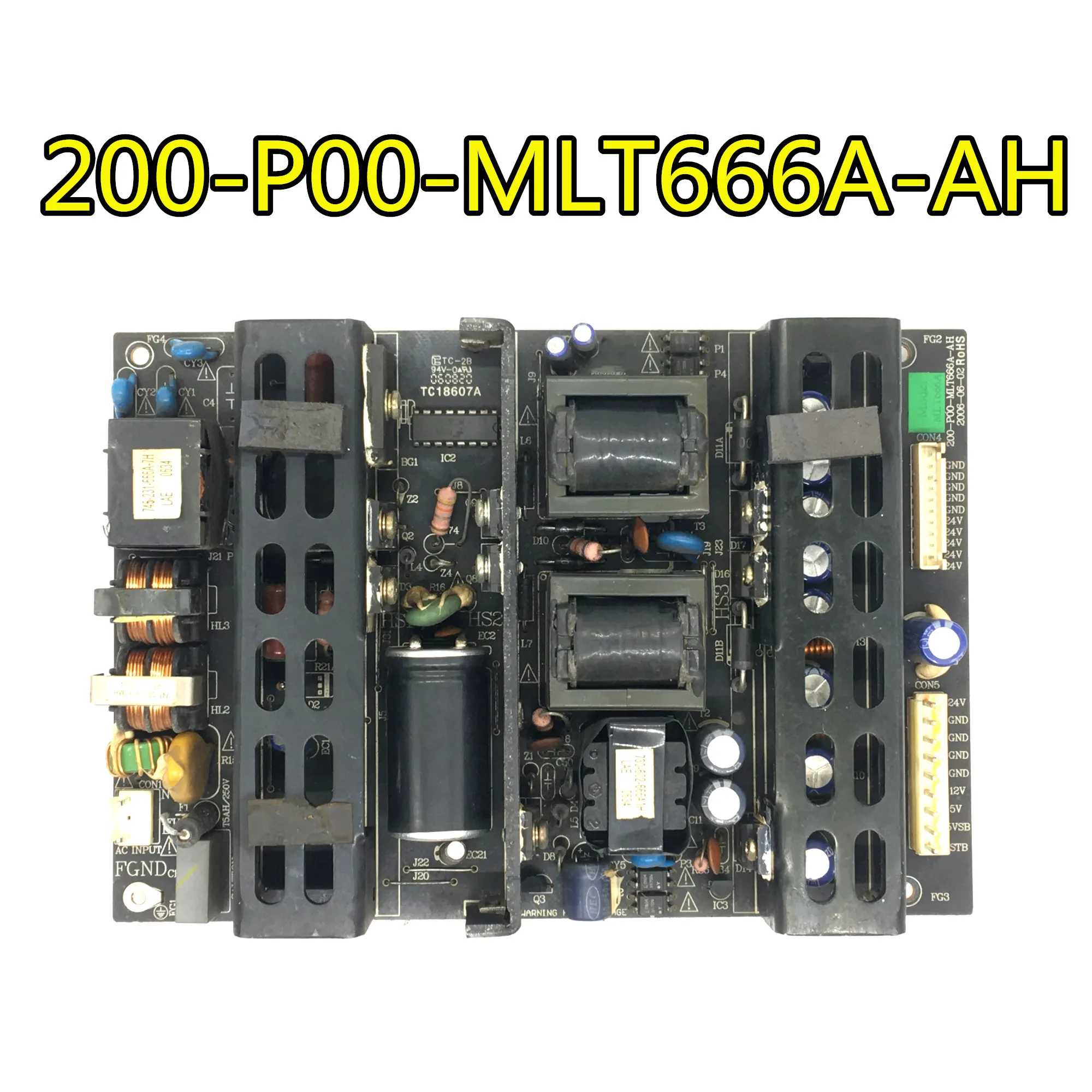 100% тест для платы питания LC32E51 TC18607A 200-P00-MLT666A-AH | Электроника