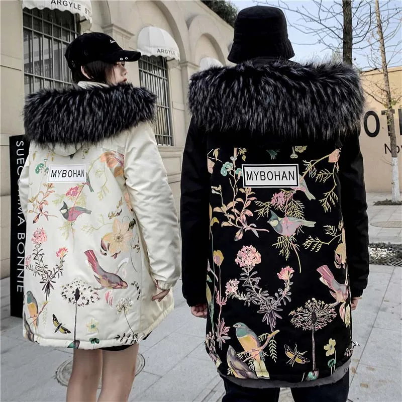 Мужские Белые куртки и пальто, модные мужские меховые пальто с капюшоном, парка с подкладкой, толстые теплые пальто